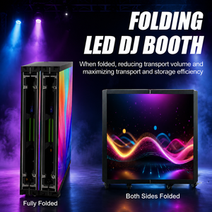 Pantalla LED para Cabina de <span class=keywords><strong>DJ</strong></span>, Pantalla Electrónica a Todo Color para Música, para Bares, Escenarios, Exposiciones, Pantalla LED Curva Flexible para Cabina de <span class=keywords><strong>DJ</strong></span> - Product Image 2