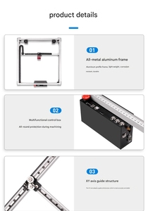 4040Pro <span class=keywords><strong>Router</strong></span> CN kontrol GRBL, ukiran Laser baru untuk kulit akrilik batu kayu karet industri ritel 5.5W/10W - Product Image 3