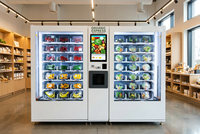 24-uurs bewakingsautomaten voor verse levensmiddelen met geïntegreerd koudeketensysteem voor fruit, vis en vleesconservering