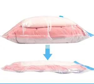 In Stock Space Saver Vacuum Compression Storage Bags for Clothes With Pump
