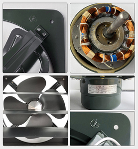 High Velocity Automatic Shutter Iron Metal Blades Industrial <strong>Extractor</strong> <strong>Fan</strong> Wall Mounted Air Suction Exhaust <strong>Fan</strong> for <strong>Kitchen</strong> - Product Image 4