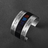 4 ~ 24 grados Celsius pulsera estilo vino cerveza botella termómetro Barra de Metal accesorios para vino tinto