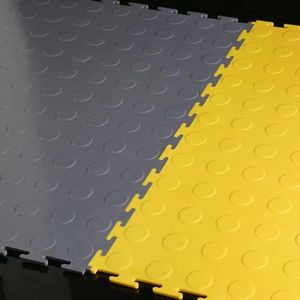 กระเบื้องปูพื้นโรงรถ PVC อเนกประสงค์ หนา 6 มม. สีเทา ดำ น้ำเงิน เขียว เหลือง แดง พื้นไวนิลสำหรับรถยนต์ - Product Image 1