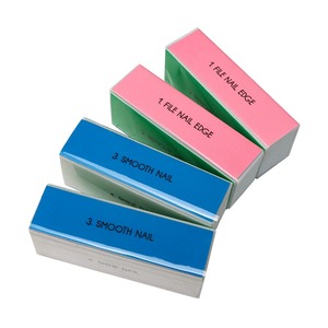 Bloque de pulido de cuatro lados color arena fina, tipo tofu, lavable, esponja pulidora de 4 vías, pulidor de uñas, grano 100-4000, personalizable - Product Image 3