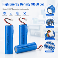 Pack de batteries cylindriques au lithium rechargeables 1S1P personnalisé 2000mAh~3500mAh Connecteurs XH2.54 3P 3.6V 3200mAh Pack de batteries 18650
