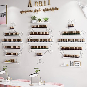 Meuble de salon de manucure élégant et simple, en vente flash, support en métal pour vernis à ongles, présentoir à vernis à ongles - Product Image 5