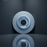 Meule à tronçonner convexe simple en céramique haute résistance, grain 60/80, disque abrasif à fonctionnement stable pour affûtage de fraises sur banc