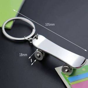 Scooter <b>Keychain</b> 3D Metal Key Chains Sports Skateboarding Keychains Skateboard Charm Pendant Creative Gifts Keyrings - Product Image 2