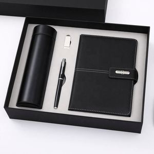 4-in-1 Business Gift Box <b>Set</b> Laser Engraved <b>Notebook</b> Pen Cup Novelty Promotional Christmas Gift <b>Set</b> - Product Image 5