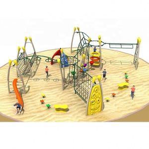 Chinese Manufacturer Large Climbing Wall Structure Frame Outdoor Playground Equipment <b>Plastic</b> <b>Slide</b> for Sale - Product Image 1
