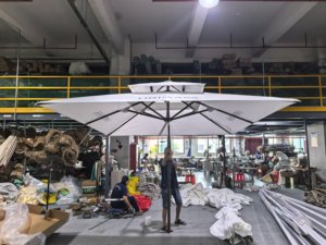 <b>Outdoor</b> Roman <b>umbrella</b>, large side-post hanging <b>umbrella</b>, cantilevered sunshade <b>umbrella</b> - Product Image 3