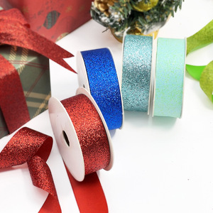 Produsen grosir 4cm pita tabur bihun warna-warni kemasan kotak hadiah pita dekorasi pita kue Natal - Product Image 2