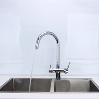Robinet mélangeur de cuisine blanc à 5 voies pour système d'osmose inverse filtre refroidisseur eau gazeuse robinet de cuisine 5 en 1 vente en gros