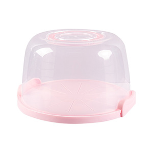 10inch Plastic Cake Storage Box Cake Container With Handle Plastic Cake Container