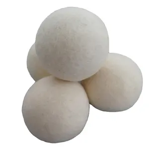 Factory wholesale sheep wool drying ball laundry balls dryer felt ball 8cm