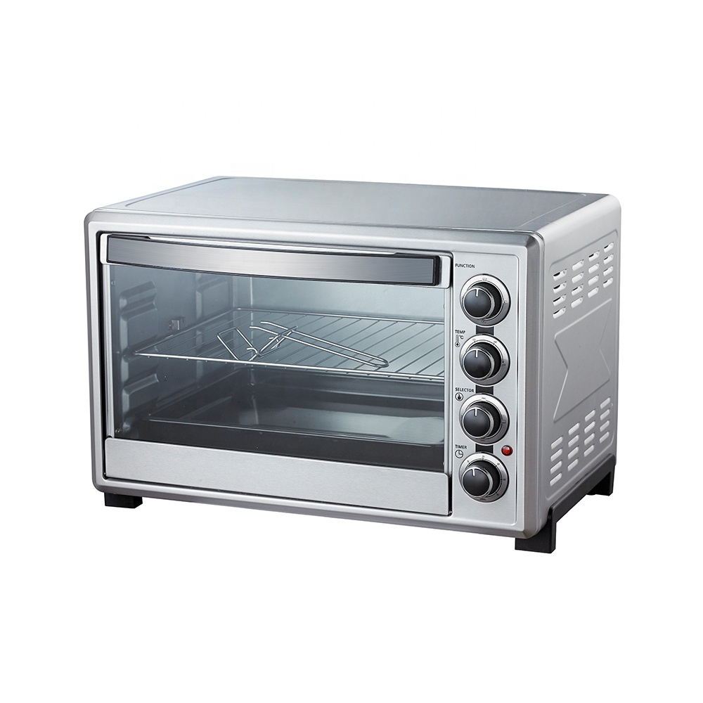 New 22L Household Smart Pizza Bread Maker Electric Toaster Oven Light Steel Stainless Power mini electric oven