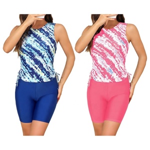 Women <b>Swimming</b> <b>Costumes</b> Wholesale Race Swimwear Two Piece Bathing Suits Swimsuits Top <b>With</b> <b>Shorts</b> Beach Party Water Sports Yoga - Product Image 1