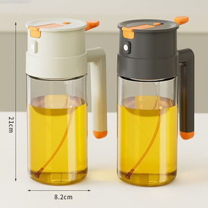 Bouteille pulvérisateur 2 en 1 pour la <span class=keywords><strong>cuisine</strong></span>, corps en verre <span class=keywords><strong>de</strong></span> qualité alimentaire, pulvérisateur d'huile <span class=keywords><strong>de</strong></span> cuisson, <span class=keywords><strong>vinaigre</strong></span>, huile <span class=keywords><strong>de</strong></span> <span class=keywords><strong>coco</strong></span>, huile d'olive, pulvérisateur d'huile pour la <span class=keywords><strong>cuisine</strong></span> - Product Image 1