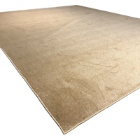 Tapis mural uni à poils longs 12 mm, ignifuge, sans perte de poils, longue durée de vie, idéal pour studio de danse, salon de beauté, hôtel - Vente chaude