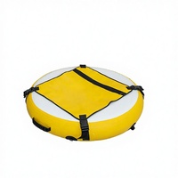 Bouée de plongée en apnée gonflable en PVC, étanche, pour l'entraînement des adultes, la pêche sous-marine, la plongée, la plateforme flottante, équipement