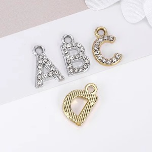 Assorted Alloy Diamond DIY Pendants Set-Inlaid Charms for Necklace <b>Bracelet</b> & Apparel Luxury Gold Silver <b>Metal</b> Craft Wholesale - Product Image 3