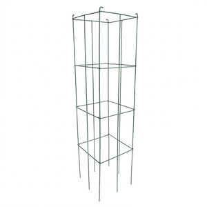 <b>Tomato</b> Climbing Trellis Square Green Iron Plant <b>Support</b> For Vegetable Garden Easily Assembled - Product Image 3