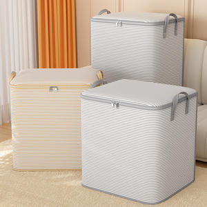 Sac de rangement pour couettes grande capacité Yiwu, type rectangulaire autoportant, organisateur de vêtements pour déménagement et dortoir, protection contre l'humidité - Product Image 1