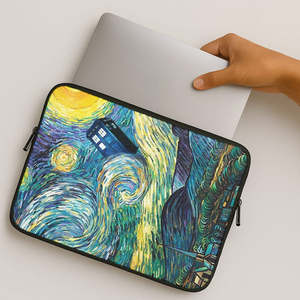 Custodia Protettiva per Laptop con Stampa Artistica Personalizzata, Design <span class=keywords><strong>Notte</strong></span> <span class=keywords><strong>Stellata</strong></span>, con Cerniera per MacBook e iPad - Product Image 2