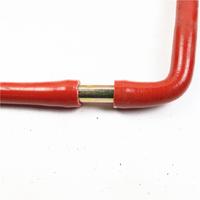Manchon d'insertion en silicone coudé droit de type T, connecteur en acier galvanisé et acier inoxydable 304 pour système de refroidissement de radiateur de camion