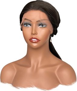 Moule de tête de perruque à double épaule en PVC, nouveau moule à aiguille, demi-corps, mannequin féminin, vitrine - Product Image 6