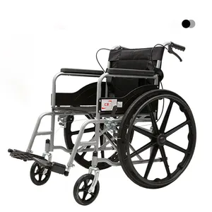 Leicht klappbarer Sport Walker Rollstuhl Langlebig Gute Qualität Stahl Faltbarer Sport Leichter manueller Rollstuhl für Behinderte