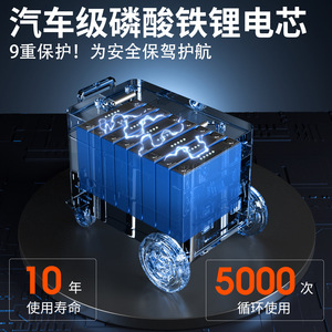 สถานีไฟฟ้าพกพา 220V 350x235x260 มม. สำหรับใช้งานกลางแจ้ง สำรองพลังงานฉุกเฉิน พร้อมล้อและหูหิ้ว - Product Image 3