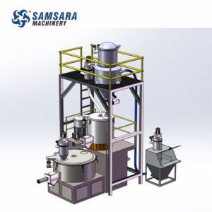 Mesin Pencampur Plastik PVC Pemanas dan Pendingin untuk Resin Plastik PVC - Product Image 2