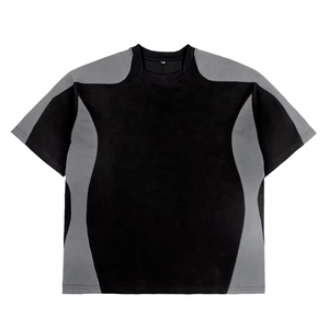 Camiseta térmica de manga corta con cuello redondo, ecológica, de secado rápido, antipilling, transpirable, sólida, personalizada, de 220 g, para hombre. - Product Image 1