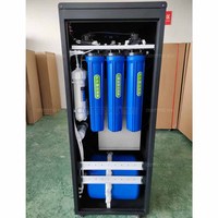 Purificateur d'eau de comptoir à osmose inverse électrique efficace 500 LPH à 5 étapes pour usage hôtelier et domestique