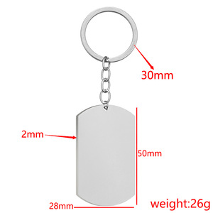 Dapat disesuaikan anjing besi tahan karat Label kalung warna pencetakan foto gaya Militer liontin dengan ukiran Label - Product Image 3