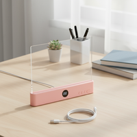 Lampe de lecture LED portable sans fil rechargeable 2026, éclairage pleine page, lampe plate