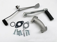 Moteur monocylindre 100 cm³ 4 temps refroidi par air, démarrage au kick, allumage CDI, kit moteur complet neuf prêt à l'emploi