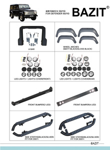 Barra <span class=keywords><strong>A</strong></span> negra brillante <span class=keywords><strong>DEFENDER</strong></span> 90/110 para Land Rover <span class=keywords><strong>Defender</strong></span> - Product Image 2