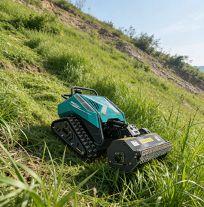 Cortadora de Césped Robótica Todoterreno con Certificación CE y EPA, Desbrozadora Inalámbrica para Agricultura, Robot Cortacésped Inteligente con Control Remoto - Product Image 5