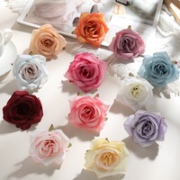 Roses artificielles en soie faites à la main, best-seller, rose, dix couleurs, pour mariage, Saint-Valentin, décoration d'hôtel, qualité supérieure