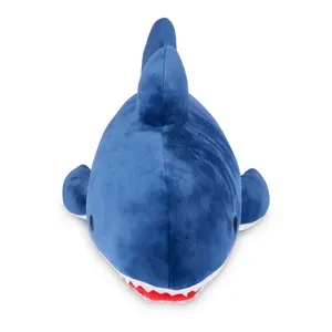 Bereit zu versenden Hai Puppe Spielzeug, weiche Plüsch Blue Shark Kissen Spielzeug, Großhandel Spielzeug Preis kein MOQ bei 12 Zoll und 20 Zoll für Kinder Geschenk