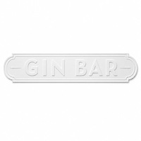 Plaque Métallique Vintage pour Bar à Gin, Décoration Murale Rustique pour Pub, Cocktail Lounge, Style Ancien