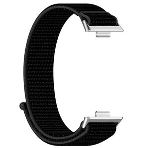 Bracelet de montre intelligente en nylon avec connecteur métallique, sangle Velcro pour <span class=keywords><strong>Huawei</strong></span> Fit 3 <span class=keywords><strong>4</strong></span> Pro - Product Image 2