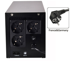 <span class=keywords><strong>UPS</strong></span> de Reserva de 1kVA, 1.2kVA, 1.5kVA, 2kVA con Batería Integrada, 220V, 50/60Hz, Sistema de Alimentación Ininterrumpida Compacto con Pantalla LCD - Product Image 3