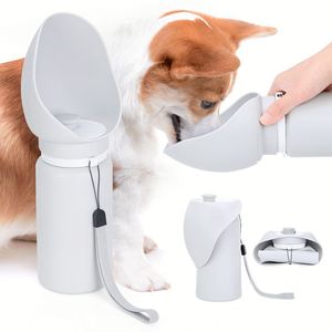 Sangle de transport anti-déversement en silicone jaune pour bouteille d'eau pour animaux de compagnie, idéale pour le camping en extérieur - Product Image 5