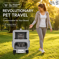 Poussette pour animaux de compagnie OVS confortable, polyvalente, moderne, lavable, sécurisée, robuste et intelligente