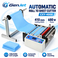 Machine de découpe automatique rouleau-à-feuille avec largeur de travail de 500 mm et comptage par lots pour film bulle et film d'emballage plastique