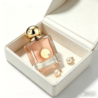 Eau de Parfum de Créateur Exquise - Capuchon Or Orné de Diamants, Flacon en Verre Dégradé, Parfum Opulent