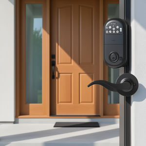 Cerradura Electrónica Inteligente Vevor para Puerta de Madera con Manija y Contraseña, de Aleación de Zinc - Product Image 2